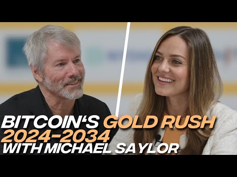 Michael Saylor: Bitcoin's 'Gold Rush' Has Started: 2024-2034, Why Smart Money is Buying #Bitcoin