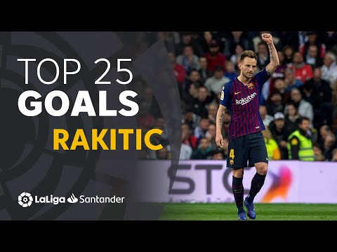 TOP 25 GOALS Ivan Rakitic en LaLiga Santander