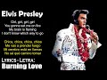 Elvis Presley - Burning Love (Lyrics Spanish-English) (Español-Inglés)