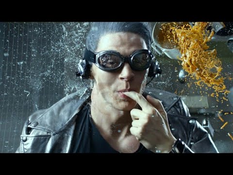 X-Men:Apocalypse(quicksilver saves everyone in x- Mansion)