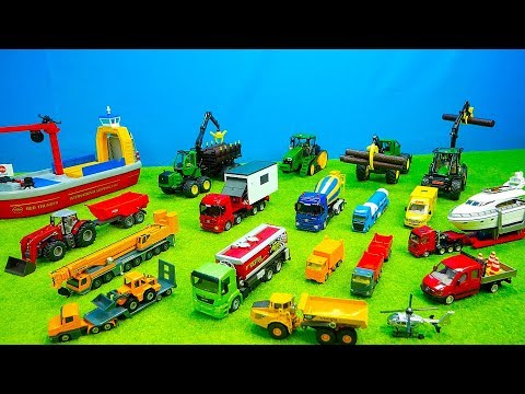 Feuerwehr & Polizei, Müllauto & Mischerauto,  Bagger & Laster, Ambulance,Traktor & Kranauto, Siku