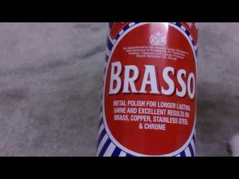 Brasso cleaning test