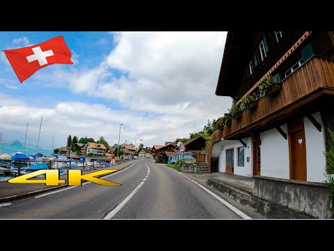 Interlaken To Thun Switzerland 4K 60P 🇨🇭