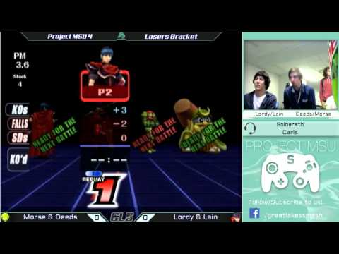 Project MSU 4 Doubles Losers Quarters - Morse & Deeds vs. Lordy & Lain