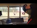 Wife swings 100 lb kettlebell so husband swings her body to display true functional strength