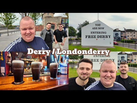 Pub Crawl in Derry / Londonderry, Northern Ireland with Stumpy, Dylan Reid and Sam. Splitting G's