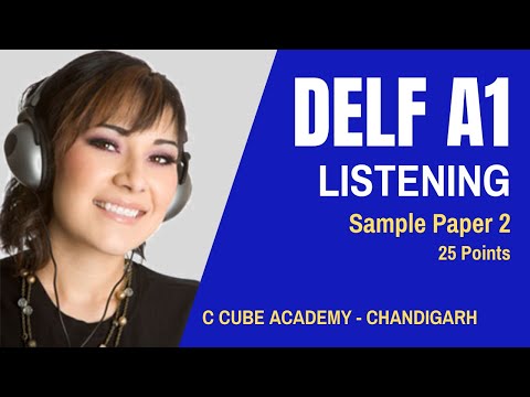 French DELF A1 Listening Comprehension Practice - Orale Sample Paper Part 2 | French DELF A1 Exam