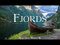 The Fjords 4K Drone Nature Film Calming Piano Music Amazing Nature