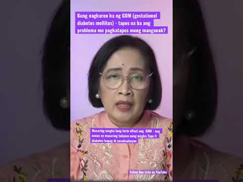 Long-term effect of gestational diabetes mellitus