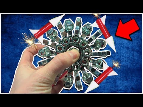 1000 MPH FIDGET SPINNER THAT FLIES!!! Rocket Flying Fidget Spinner