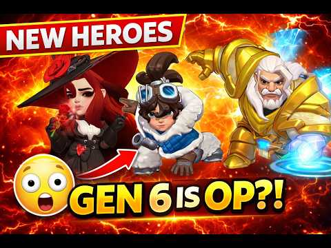 NEW GEN 6 HEROES UNLOCKED 🔥 Are They Worth It? (Kingshot Update)#kingshotgames #gaming #games