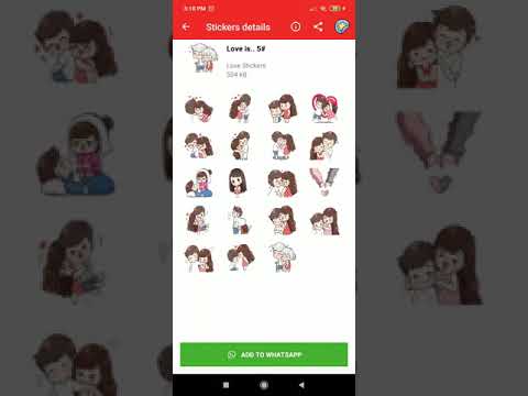 Couple Love Stickers video thumbnail