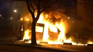 Nuit de violences à Argenteuil : un chauffeur de bus blessé et 11 interpellations