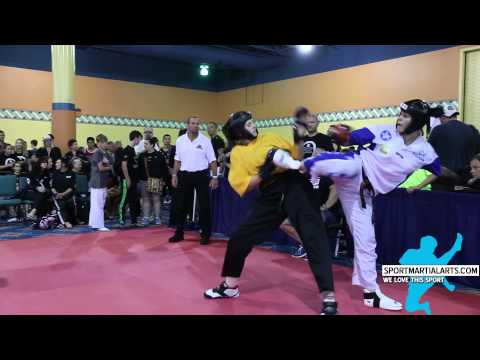 Carolyn Langston v Anna Kondar - Women's Sparring - US Open 2015