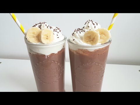 Recette smoothie banane chocolat