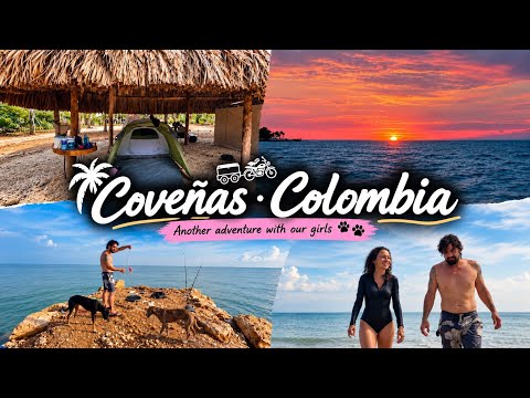 Nos Fuimos de Camping con Nuestras Perritas 🏕️🐶 | Aventura en Coveñas, Colombia