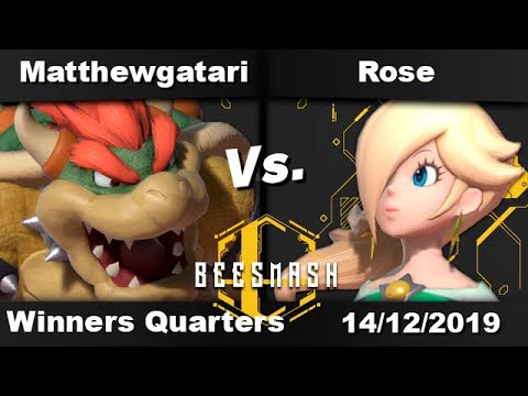 [BeeSmash]  Winners Quarters: Matthewgatari(Bowser) vs Rose(Estela)
