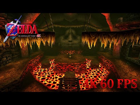 Zelda: Ocarina of Time 3D 4K - Let's Play Part 4 (Dodongo's Cavern) [60 FPS]