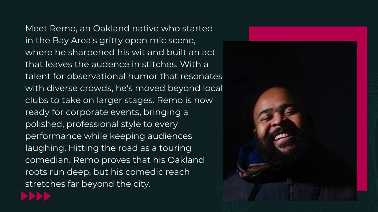 Promotional video thumbnail 1 for Remo Tennyson