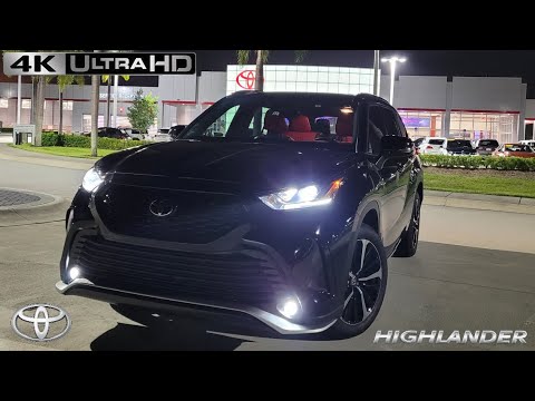 2021 Toyota Highlander XSE | POV Night Drive | 4K 60FPS | Binaural Audio