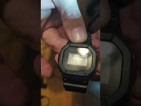 gshock $99 resin band multi color black and red multi function scratch and  shock proof tough watch