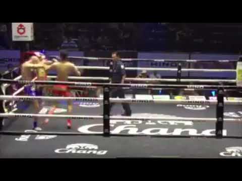 Carlos Coello (españa) vs Petchmongkon Jinmuangnon (thai) Lumpinee Stadium KO