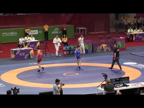 48 kq GR GOLD FİNAL - Qurban Qurbanov (AZE) - Xviça Abuladze (GEO)