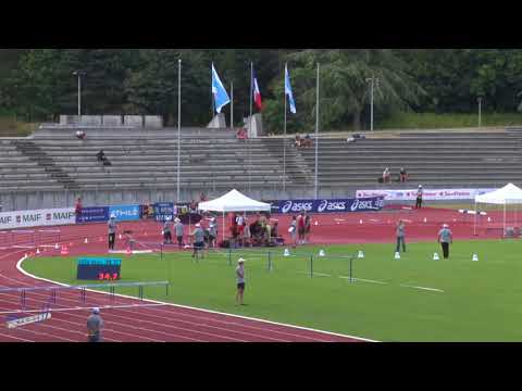 400m Haies – Serie 2 – JUM – Championnats de France Jeunes CA JU – 21/07/2018 – Bondoufle
