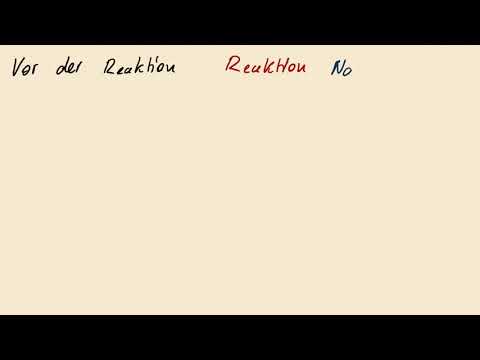 Reaktionsgleichungen - erklärt am Beispiel Mg + O