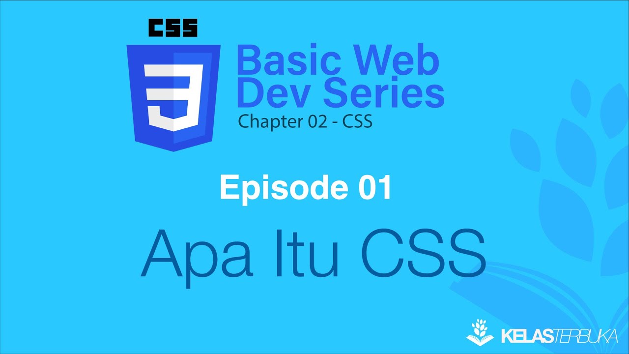 Learn Web Basics [CSS] - Episode 01 - What is CSS
