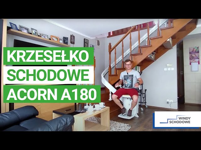 Krzesełko schodowe krzywoliniowe Acorn A180