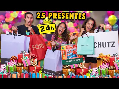 25 PRESENTES EM 24 HORAS! - MUITO INCRÍVEL!