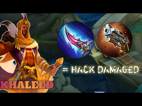 NO ONE CAN ESCAPE!! KHALEED HACK DAMAGED!! BEST BUILD & EMBLEM 2023!! ~ MLBB