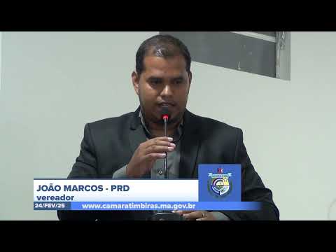 24/02: Vereador João Marcos defende secretária de saúde e cobra respeito durante sessão em Timbiras