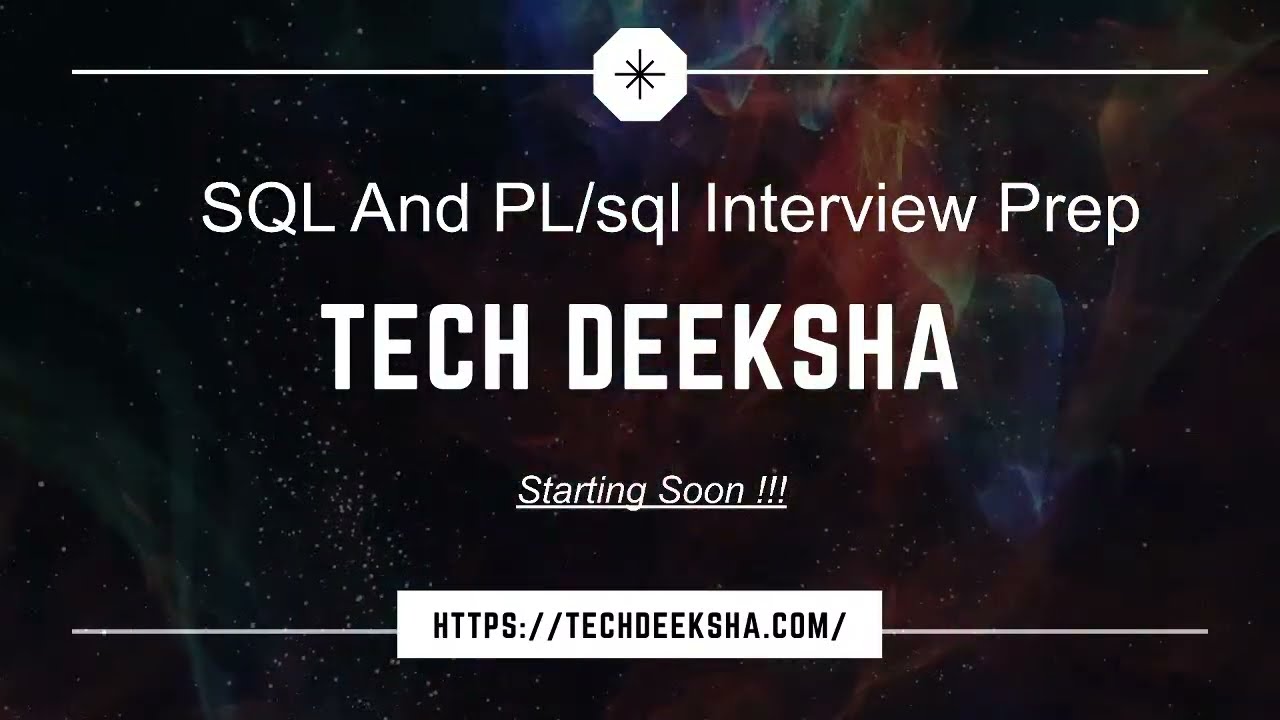 SQL And PL/sql Interview Prep 2