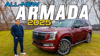 All New 2025 Nissan Armada 3 Row SUV - Towing, Room for 8 and New PRO-4X Off-Road
