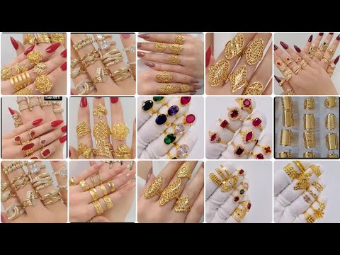 Gold Ring designs 2025 | Best Gold Ring designs for women |Diamond Stone Gold Rings design #trending