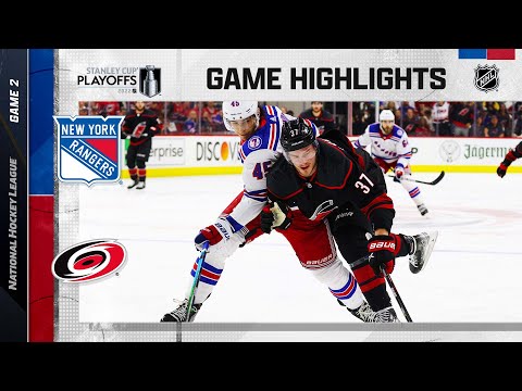 Second Round, Gm 2: Rangers @ Hurricanes 5/20 | NHL Playoffs 2022