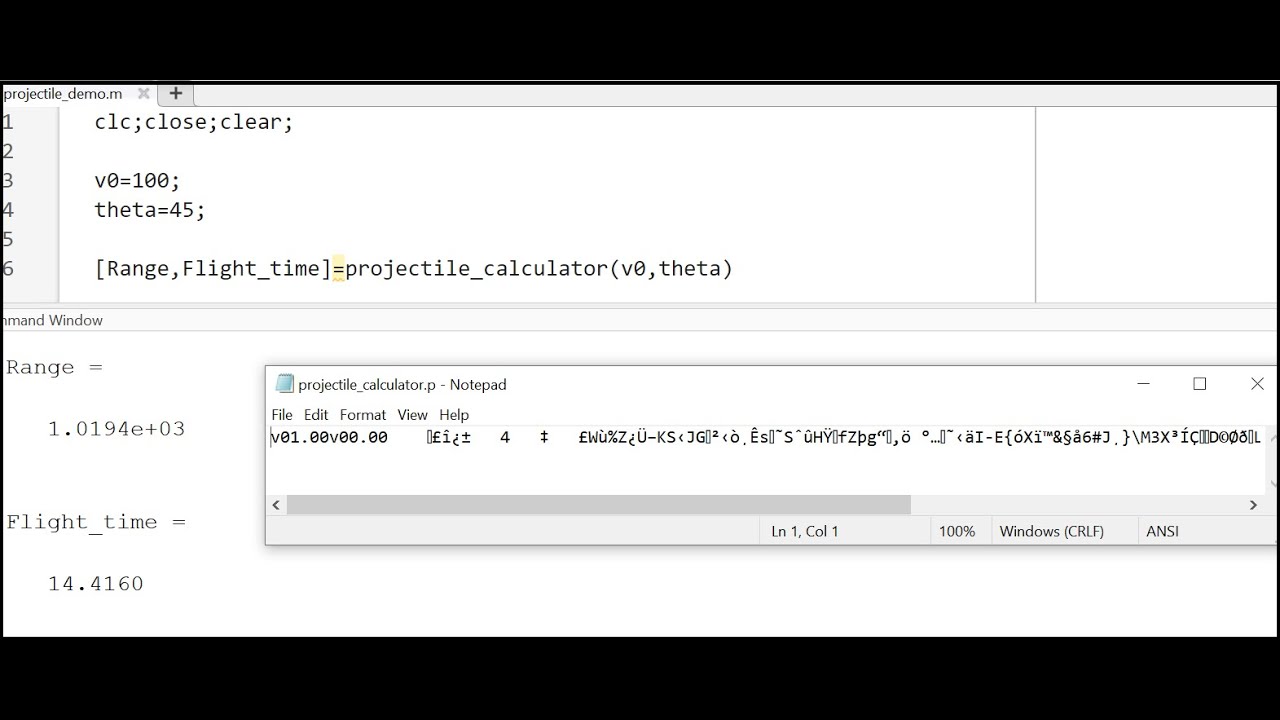 Hiding MATLAB Source Code Using P Files