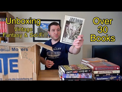 Unboxing - Vintage Fantasy and Science Fiction Books