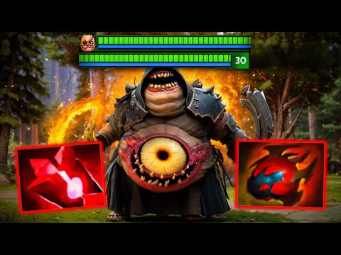 Insane 12Mins Aghanim Pudge🔥🔥🔥33 Kills Bloodstone + Shiva Guard Unkillable Beast🔥
