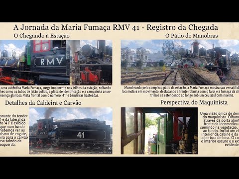 Chegada da Composição da Maria Fumaça na Estação Ferroviária de São João Del Rei ( Antiga EFOM )