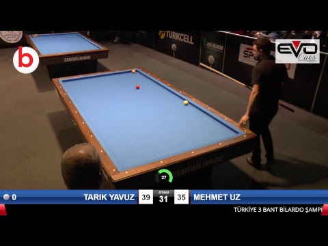 TARIK YAVUZ & MEHMET UZ Bilardo Maçı - 2018 ERKEKLER 4.ETAP-1/16