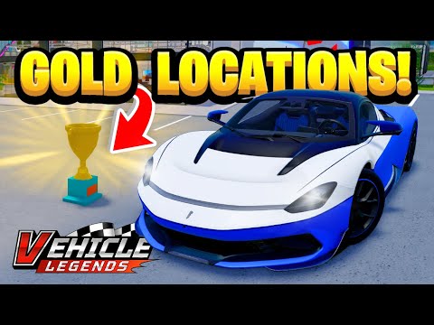 All 20 GOLD Cup LOCATIONS In Vehicle Legends!