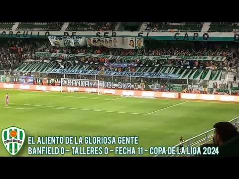 "La Gloriosa Gente del Taladro - Banfield 0 - Talleres Cba 0 - Fecha 11 - Copa de la Liga 2024" Barra: La Banda del Sur • Club: Banfield