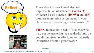 Developing High Quality Tier 1 Instruction Module