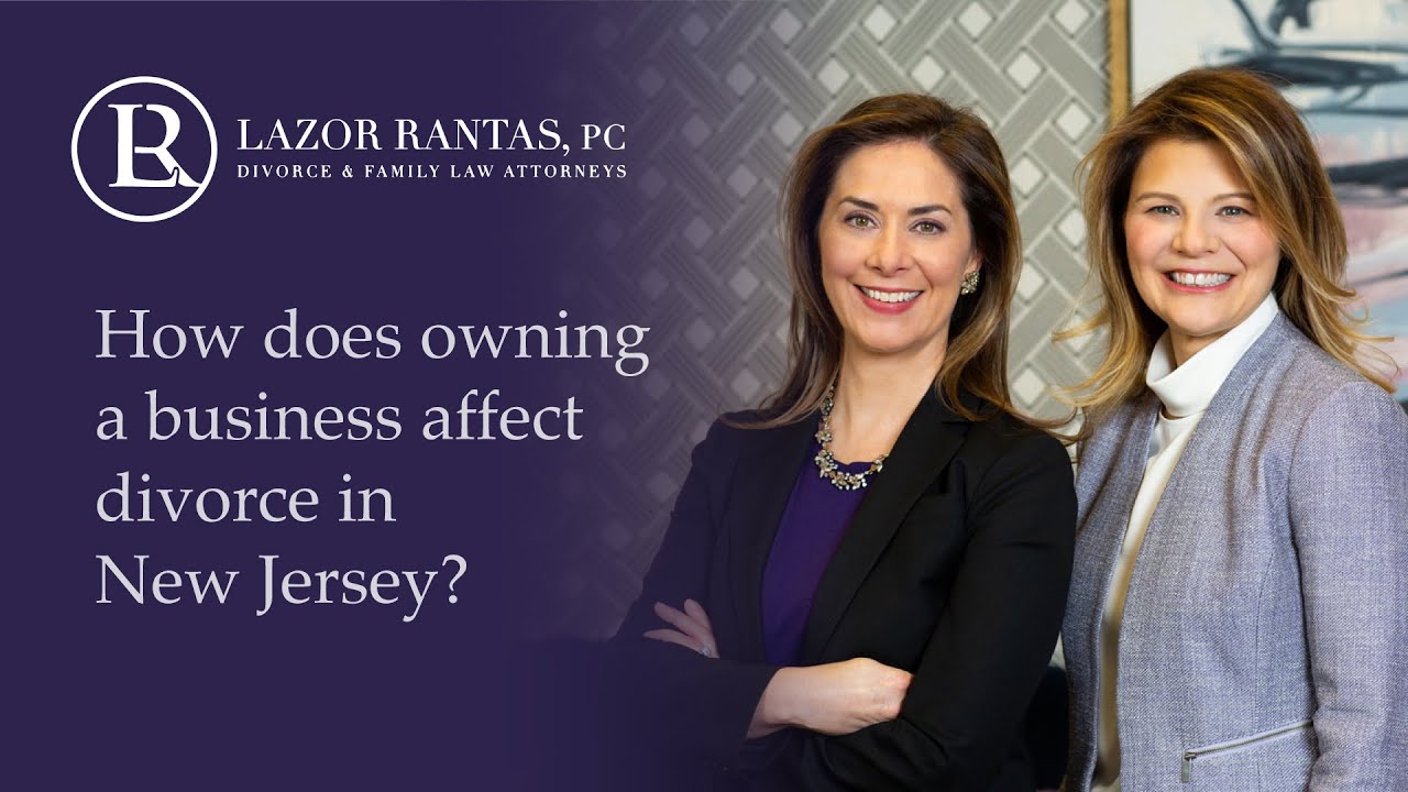 How does owning a business affect divorce in New Jersey?