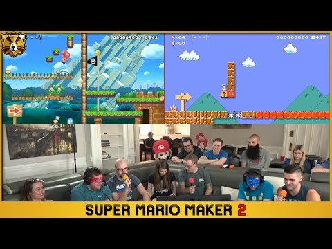 Super Mario Maker 2 Blindfold Race! Mario Masters Colosseum 3