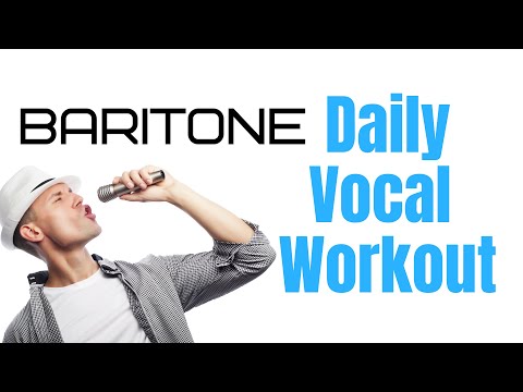 BARITONE Vocal Workout – COMPLETE Daily Exercises for Strength & Range!