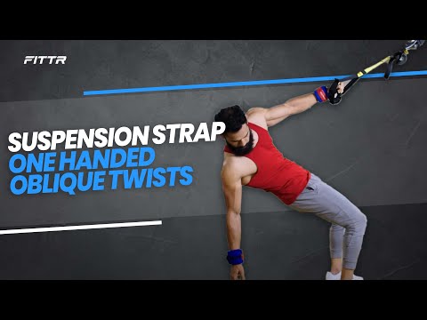 Suspension strap one handed Oblique twists